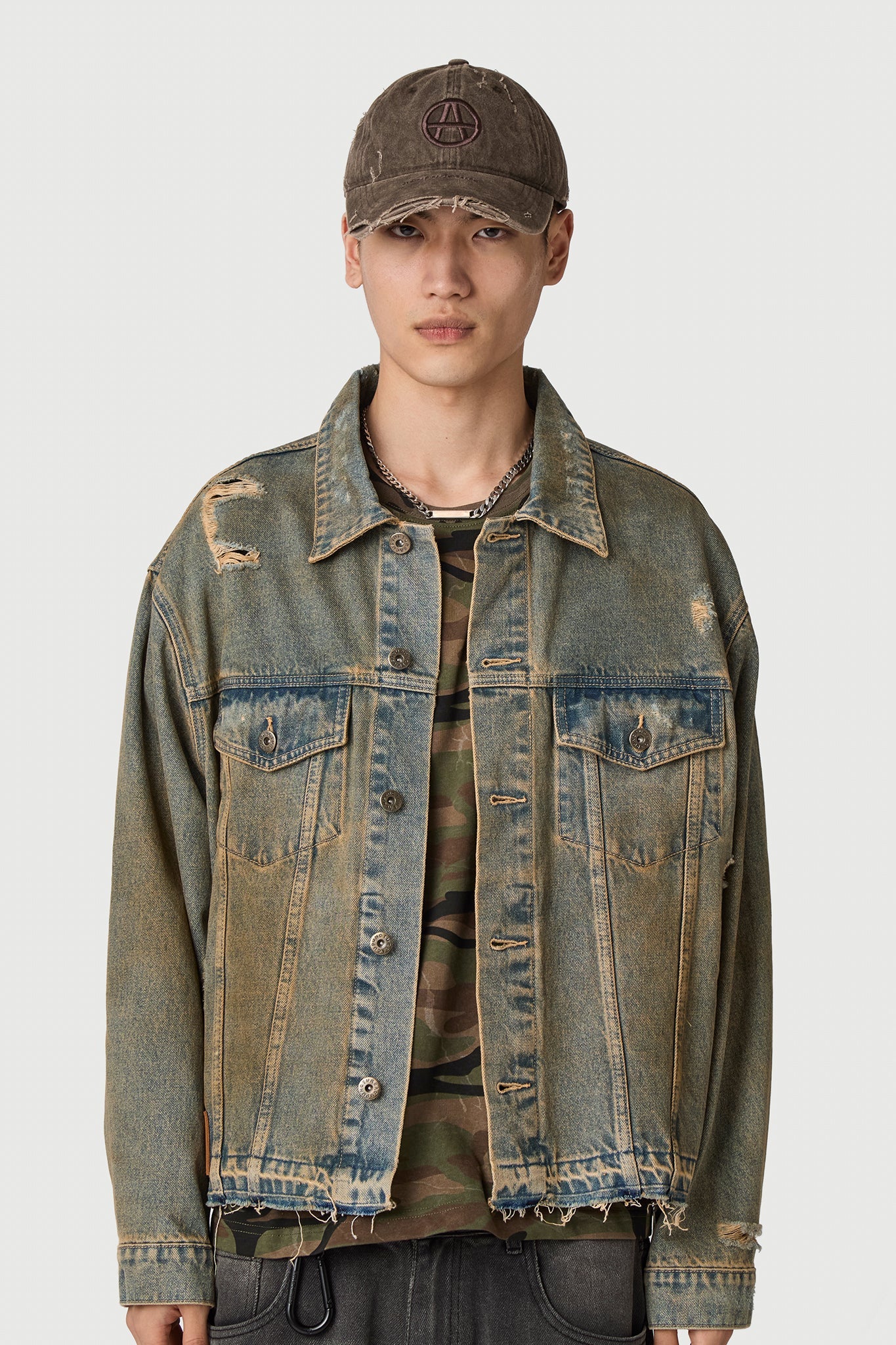 ORIGINAL TRUCKER JKT BROWN Acupuncture