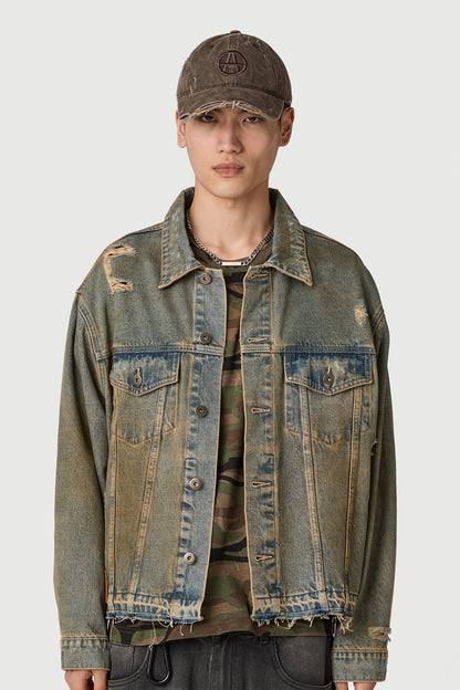 ORIGINAL TRUCKER JKT BROWN Acupuncture