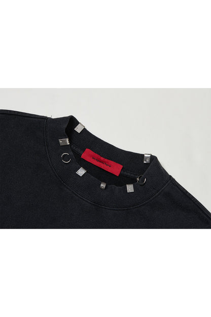 PIERCING LS SHIRT DARK GREY Acupuncture