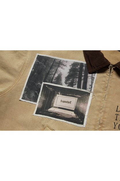 PUNKER JACKET KHAKI Acupuncture