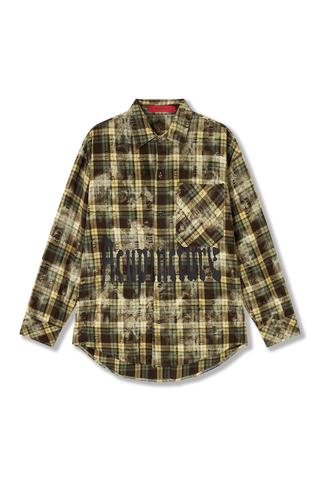 PUNKER SHIRT KHAKI Acupuncture