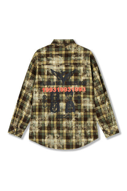 PUNKER SHIRT KHAKI Acupuncture