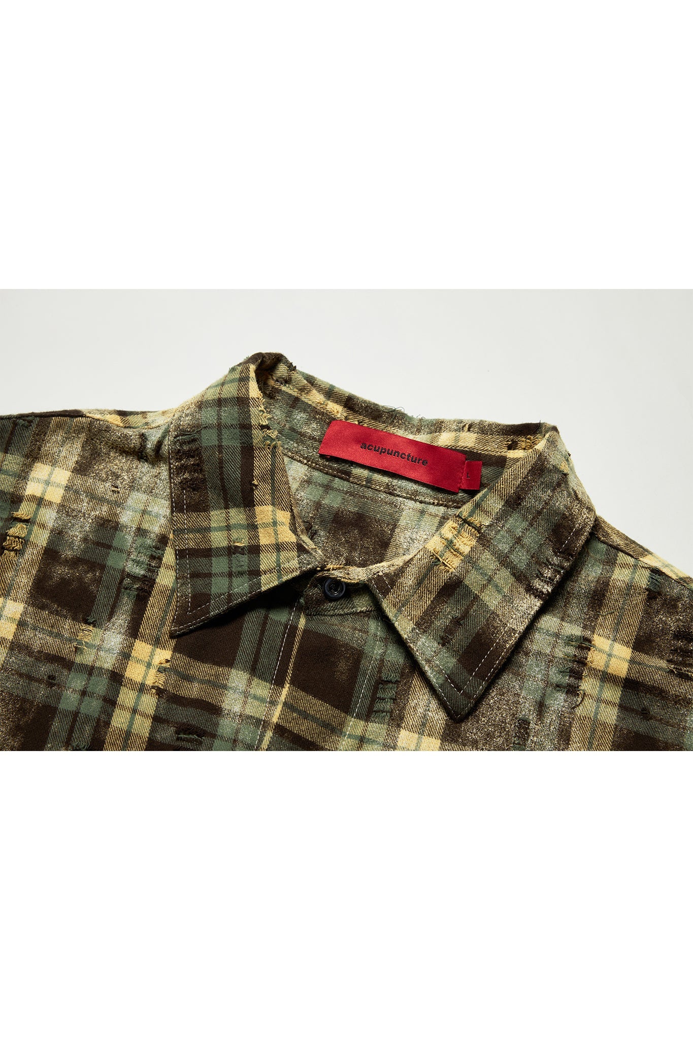 PUNKER SHIRT KHAKI Acupuncture