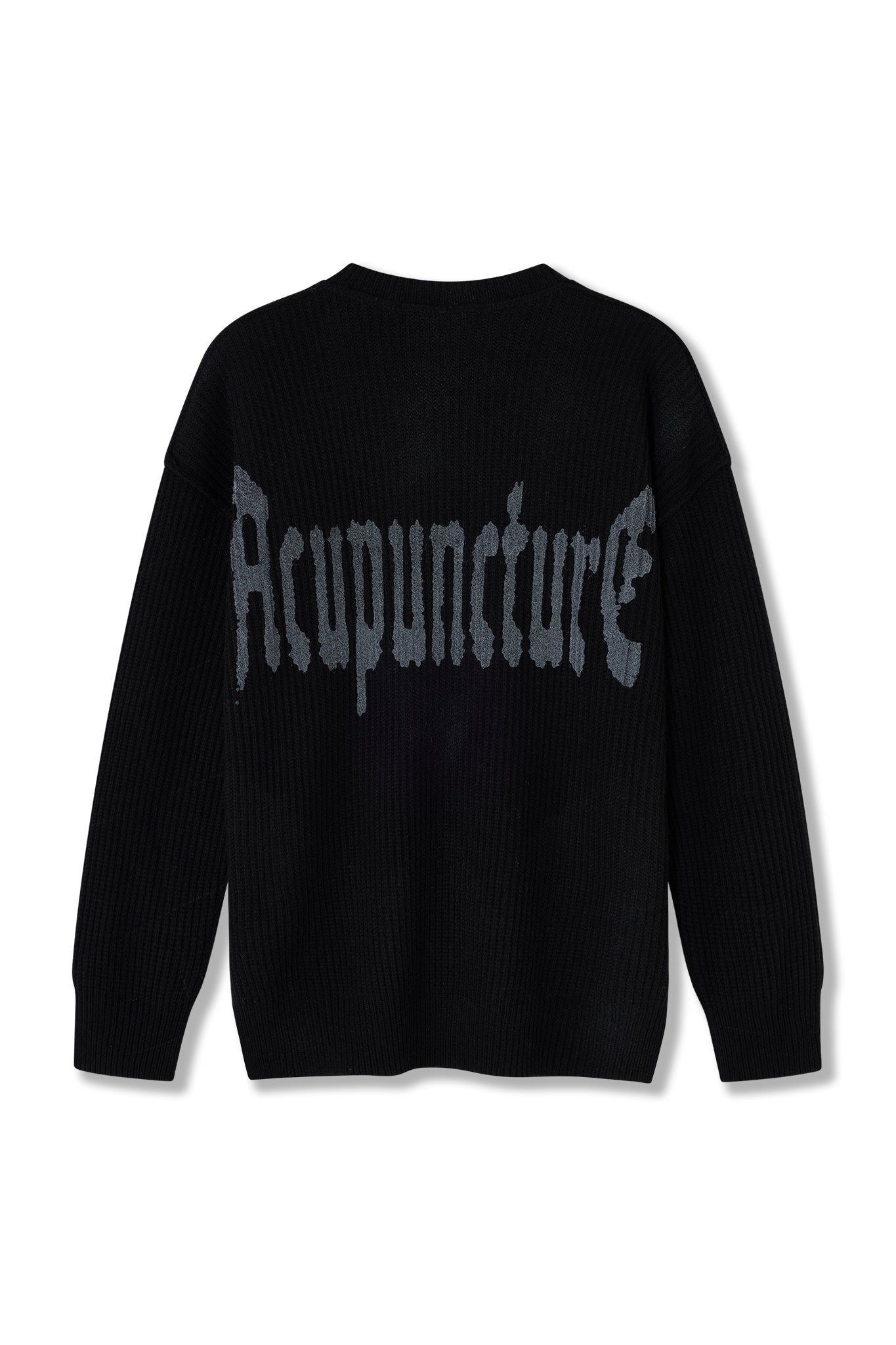 PUNKER SWEATER WASHED BLACK Acupuncture