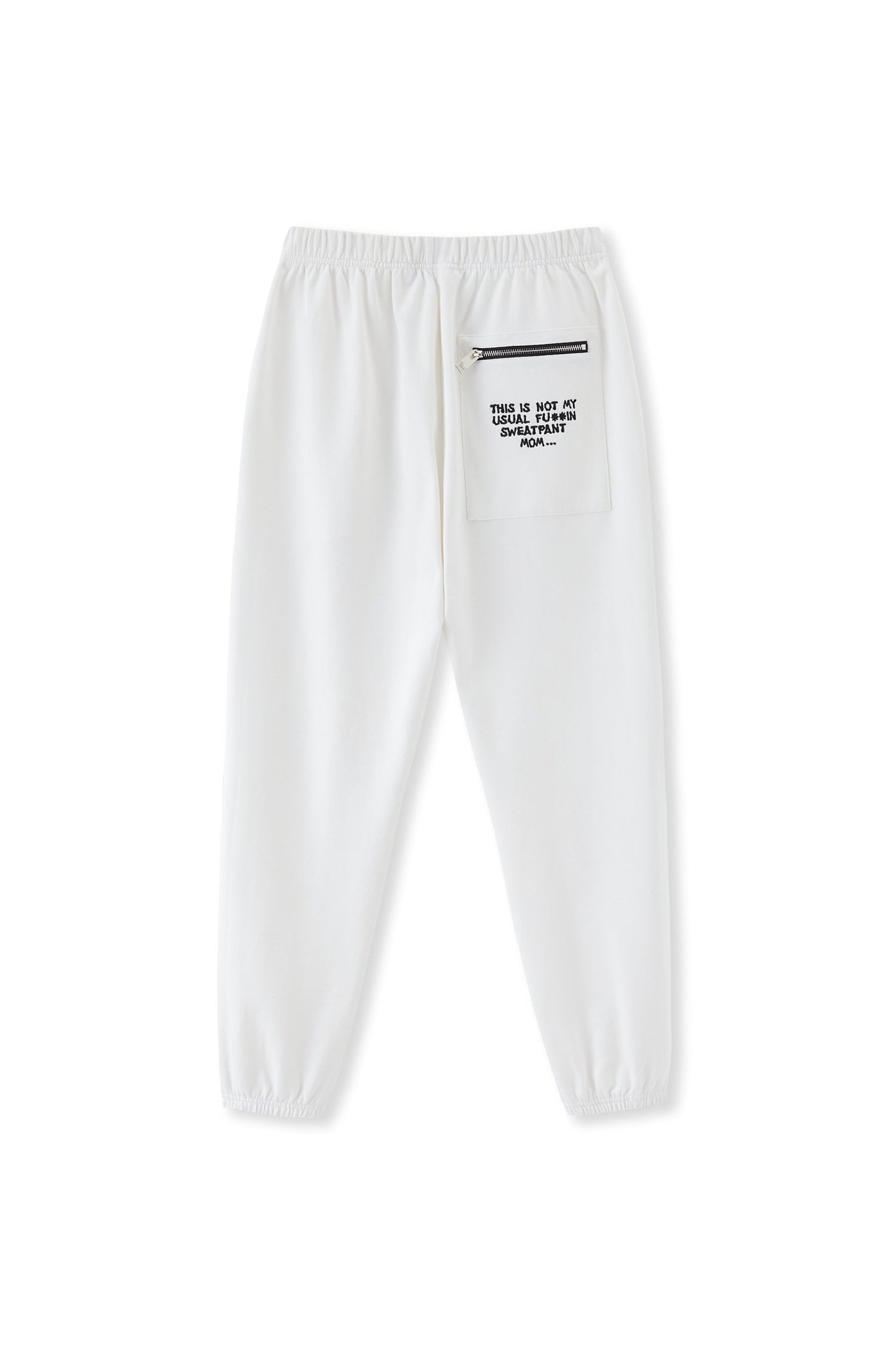 PUNWORLD FLEECE SWEATPANTS WHITE Acupuncture