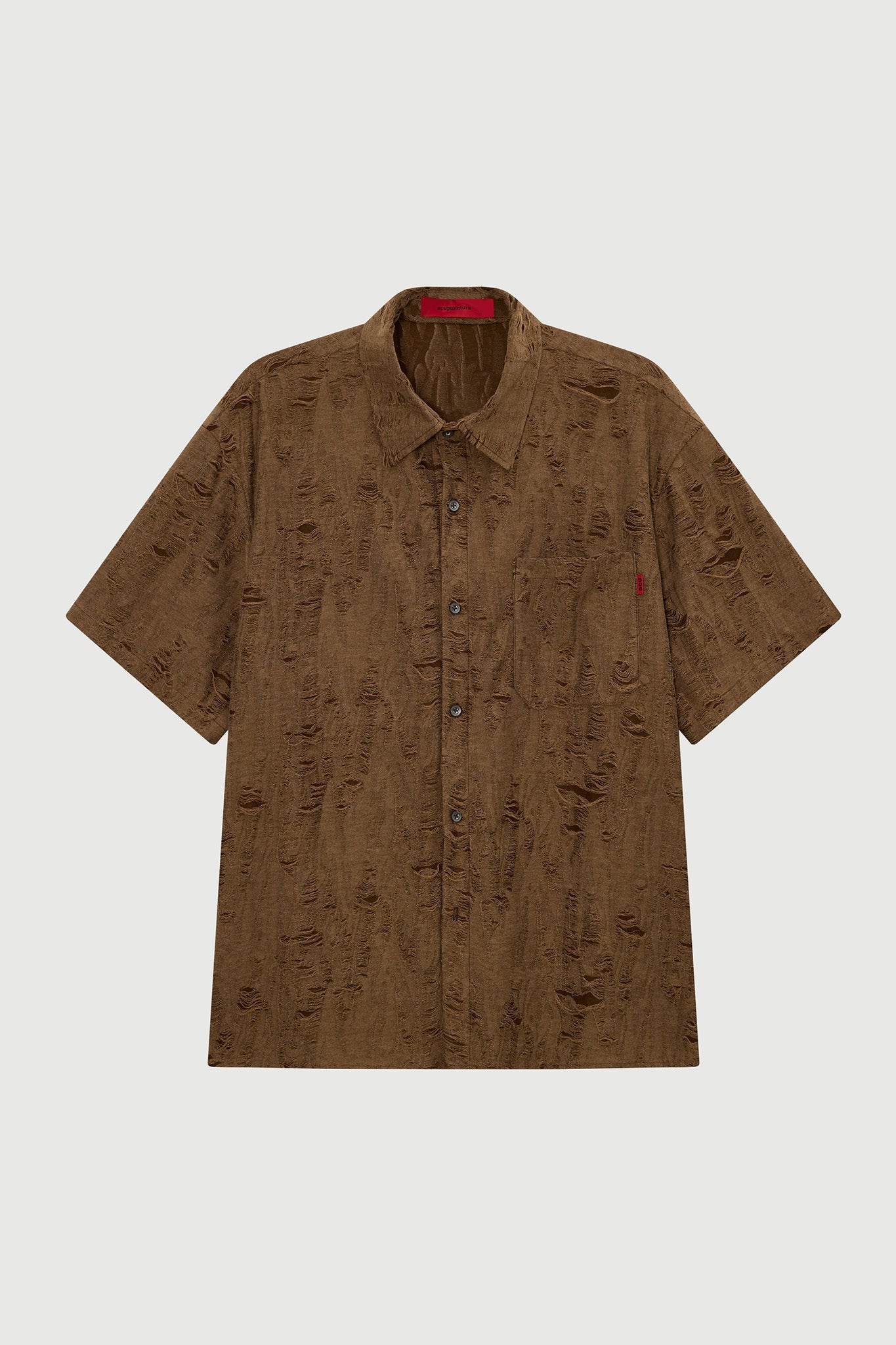 RAT RACE SHIRT S/S BROWN Acupuncture