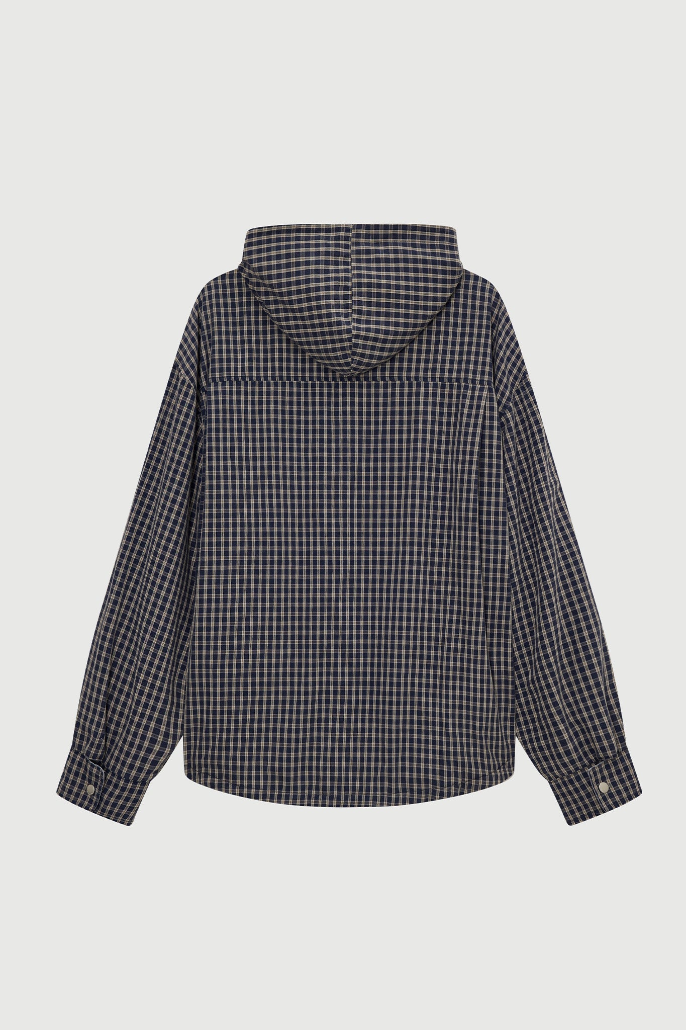 REVERSIBLE FIELD SHIRT CHECK BLUE Acupuncture