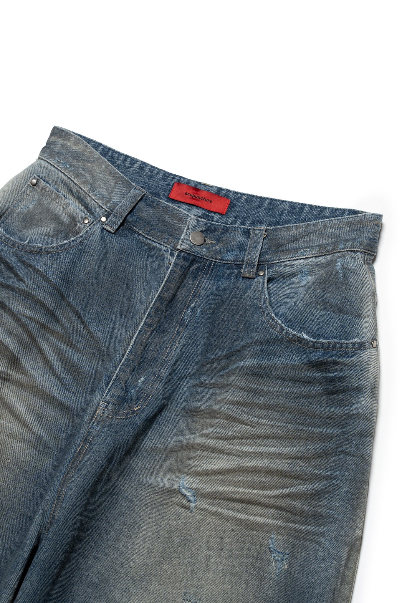 RIPPED JEANS BLUE Acupuncture