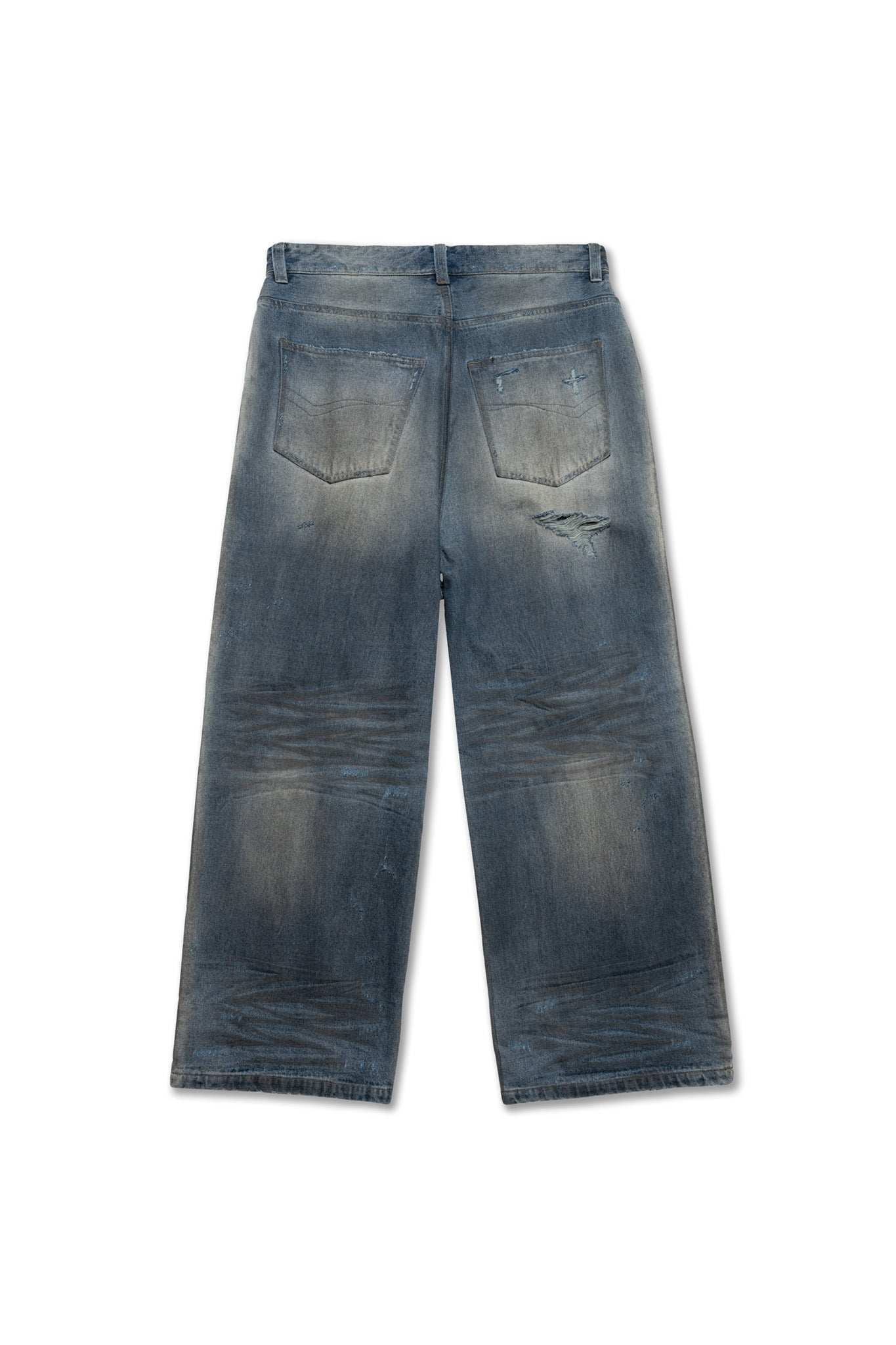 RIPPED JEANS BLUE Acupuncture