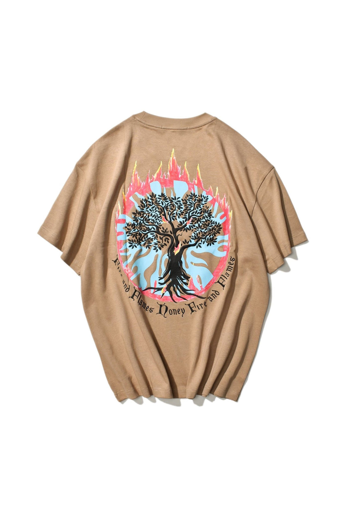 SACRED TREE T-SHIRT BEIGE Acupuncture