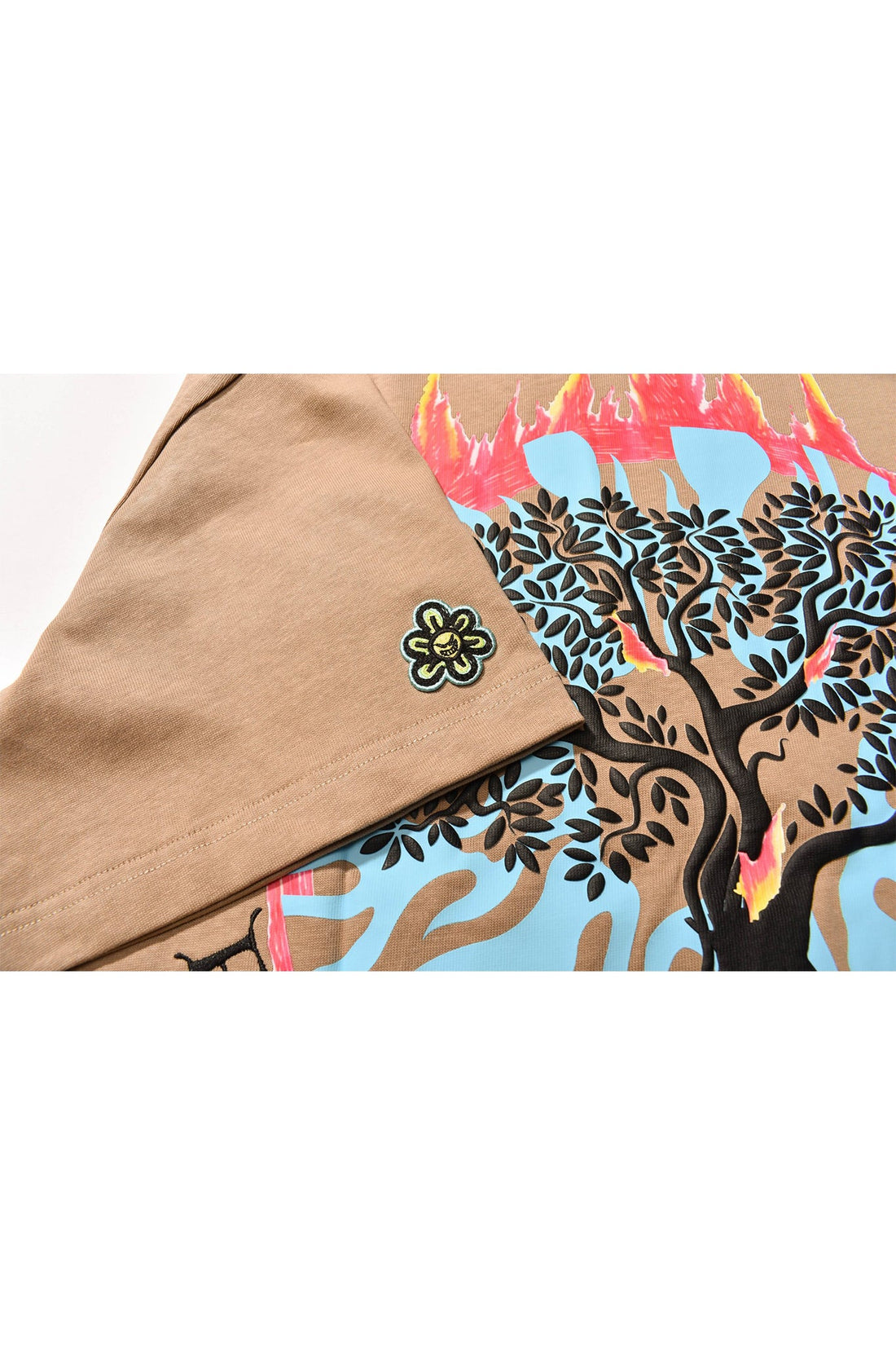SACRED TREE T-SHIRT BEIGE Acupuncture