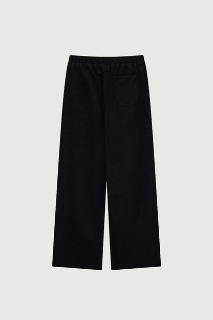 SLUB PANT BLACK Acupuncture