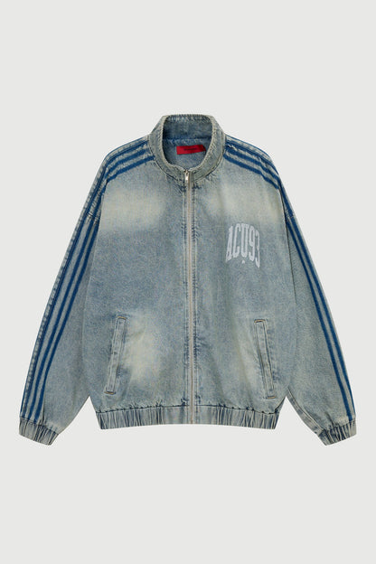 SPORTY DENIM JKT BLUE Acupuncture