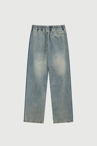 SPORTY DENIM PANT BLUE Acupuncture
