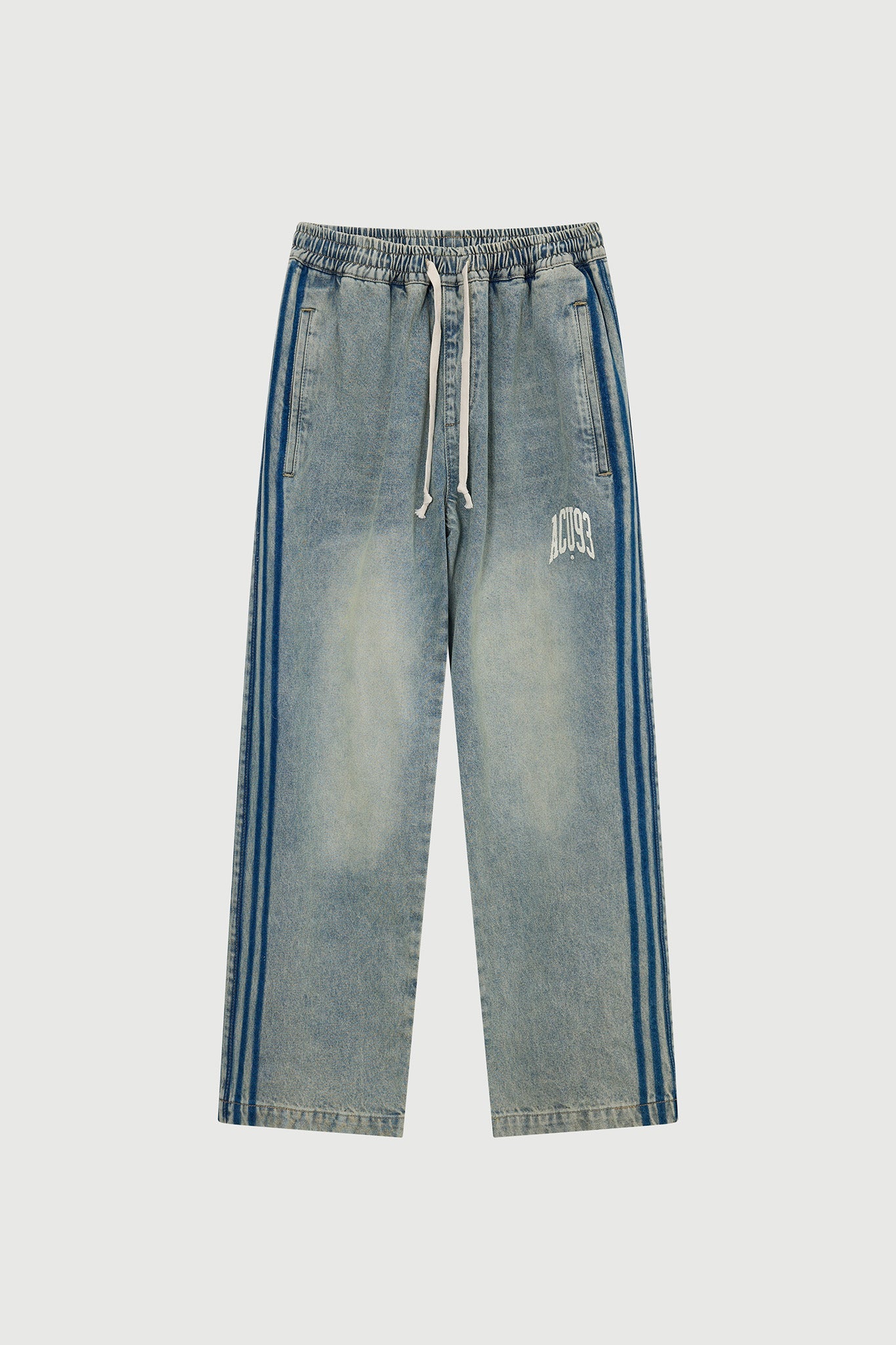 SPORTY DENIM PANT BLUE Acupuncture