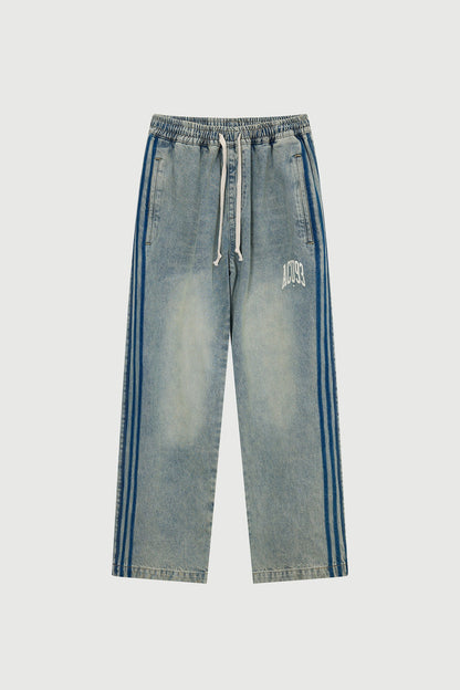 SPORTY DENIM PANT BLUE Acupuncture