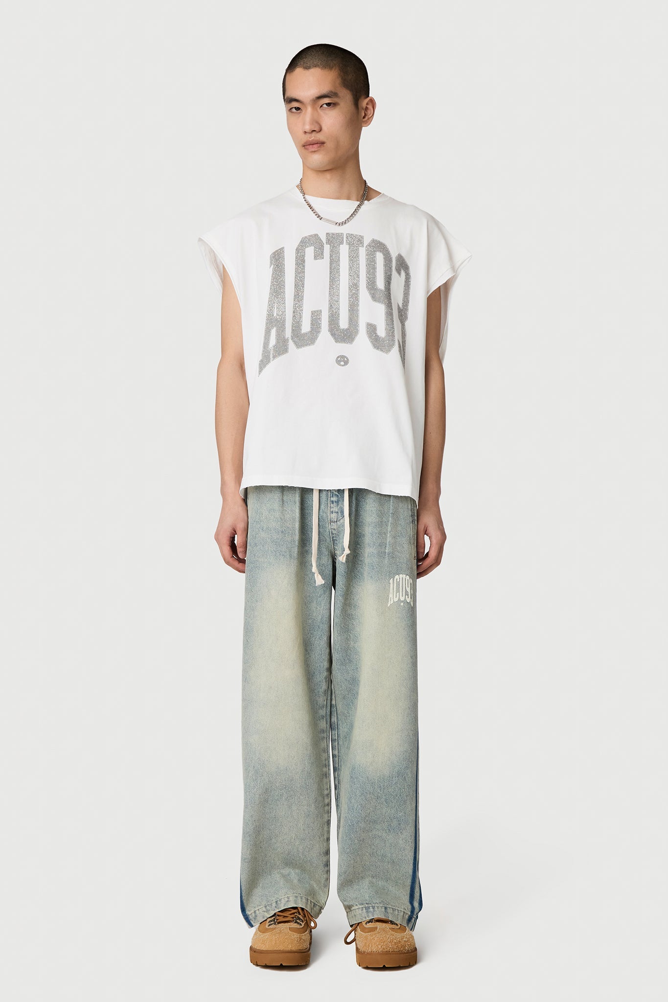 SPORTY DENIM PANT BLUE Acupuncture