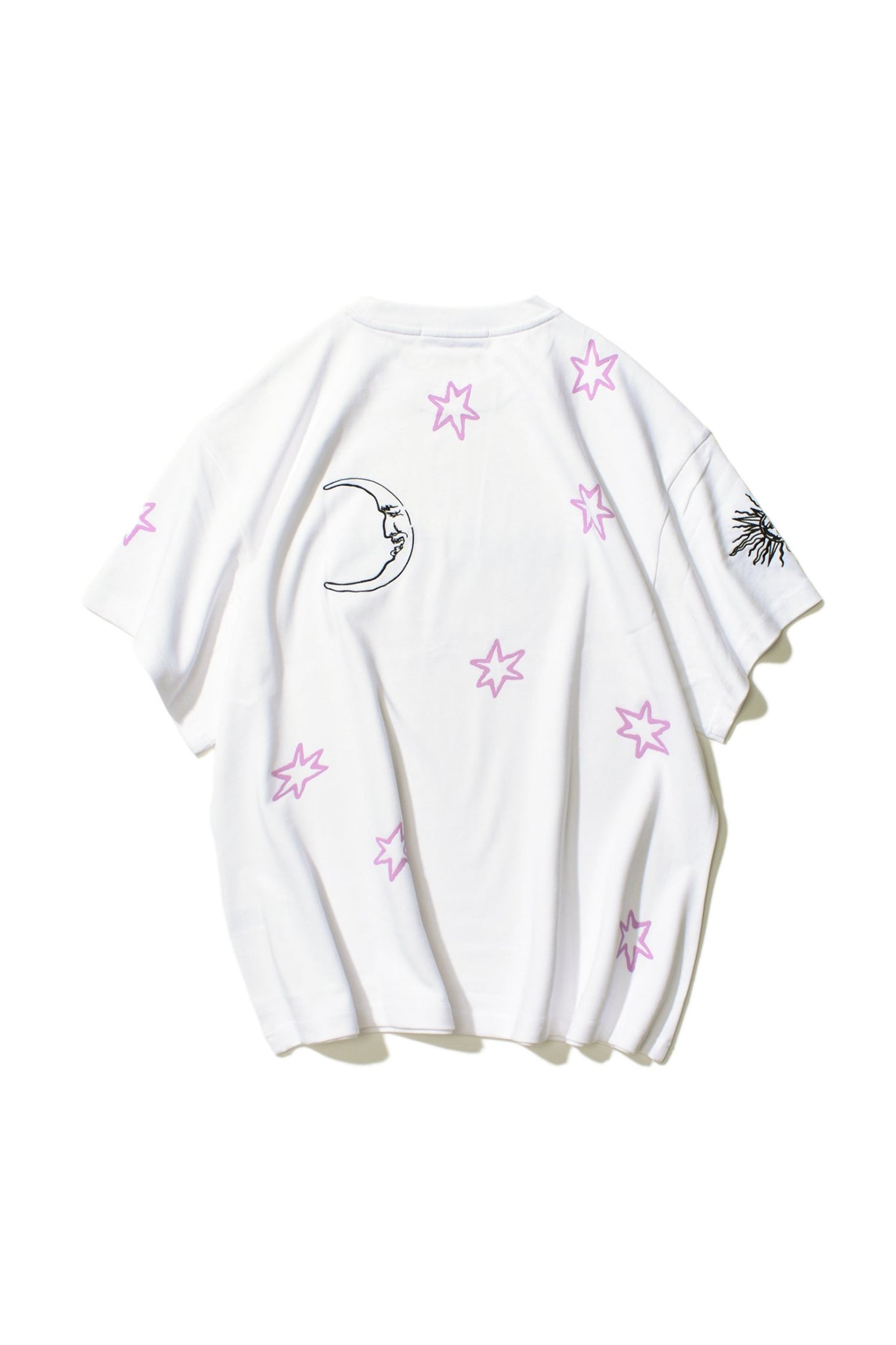 STAR MOON T-SHIRT WHITE Acupuncture