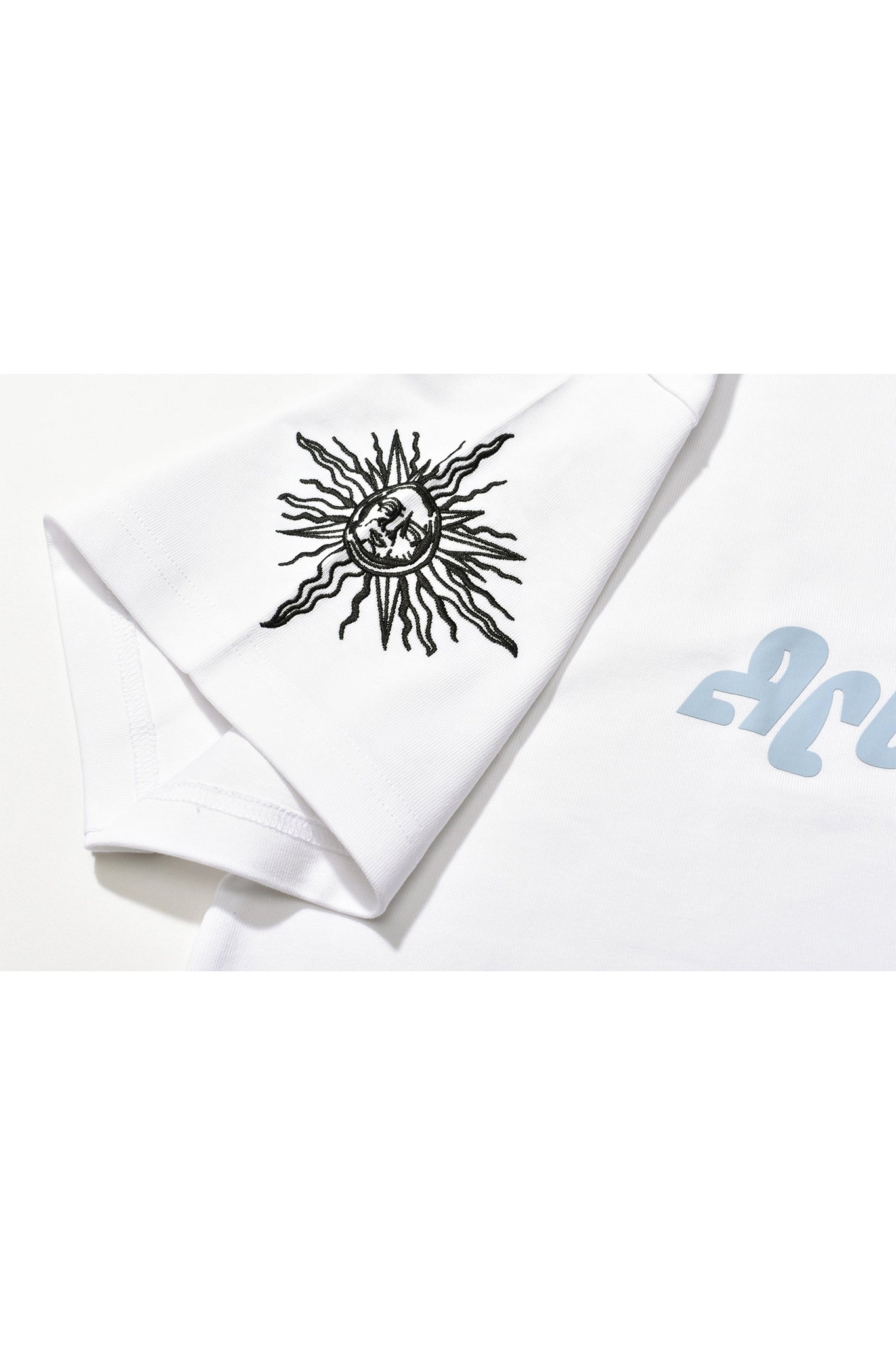 STAR MOON T-SHIRT WHITE Acupuncture