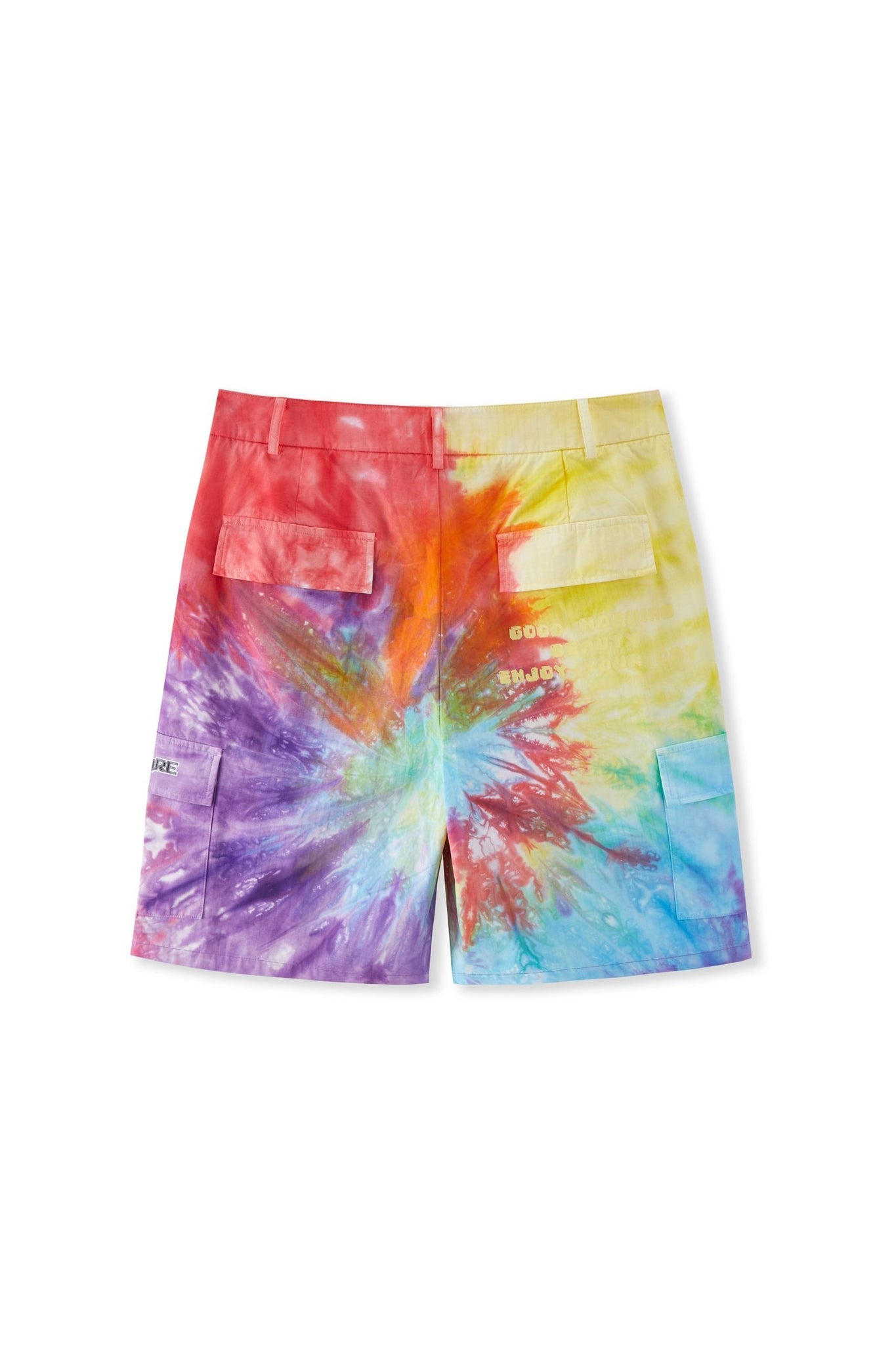 TIE-DYE CARGO SHORTS MULTICOLOR Acupuncture