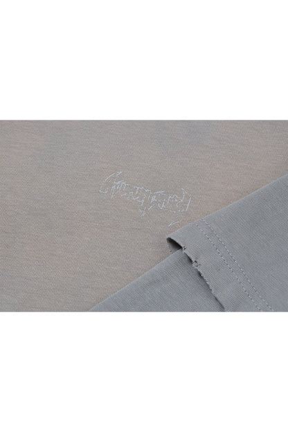 TIE DYE LS T - SHIRT LIGHT GREY Acupuncture