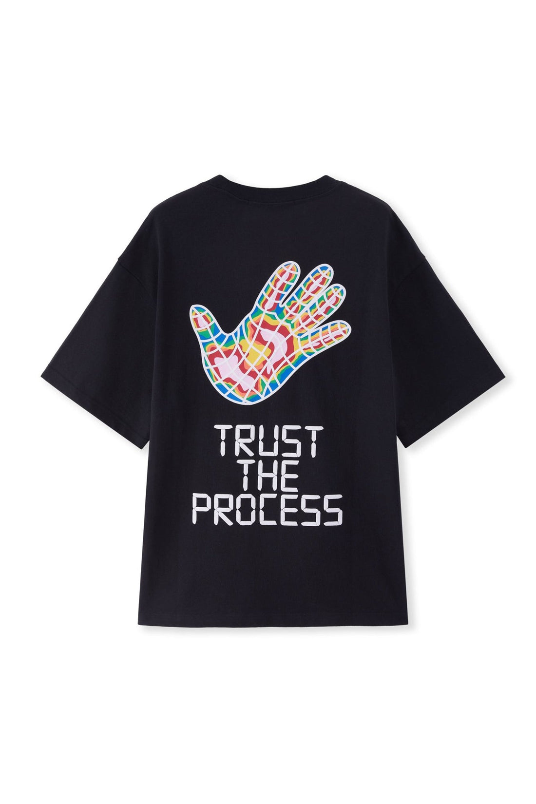 TRUST THE PROCESS T-SHIRT BLACK Acupuncture