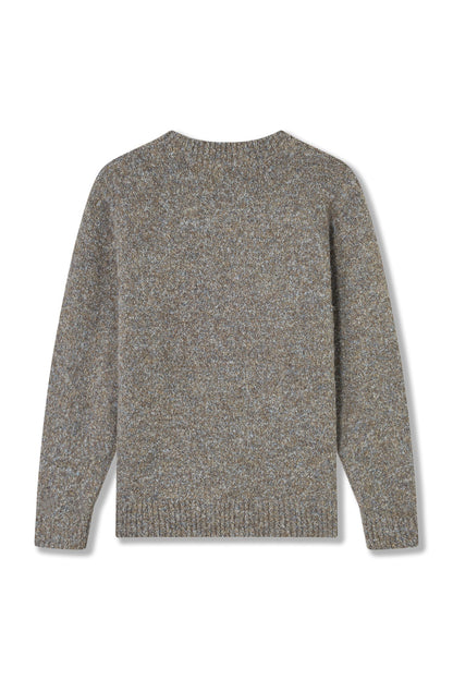 V-CUT SWEATER GREY Acupuncture