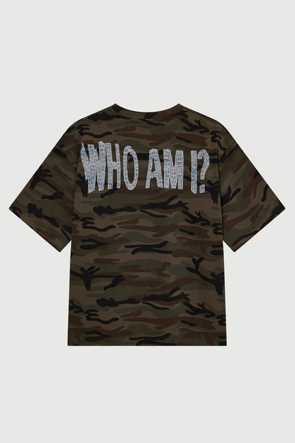 WHO AM I? T - SHIRT CAMOUFLAGE Acupuncture