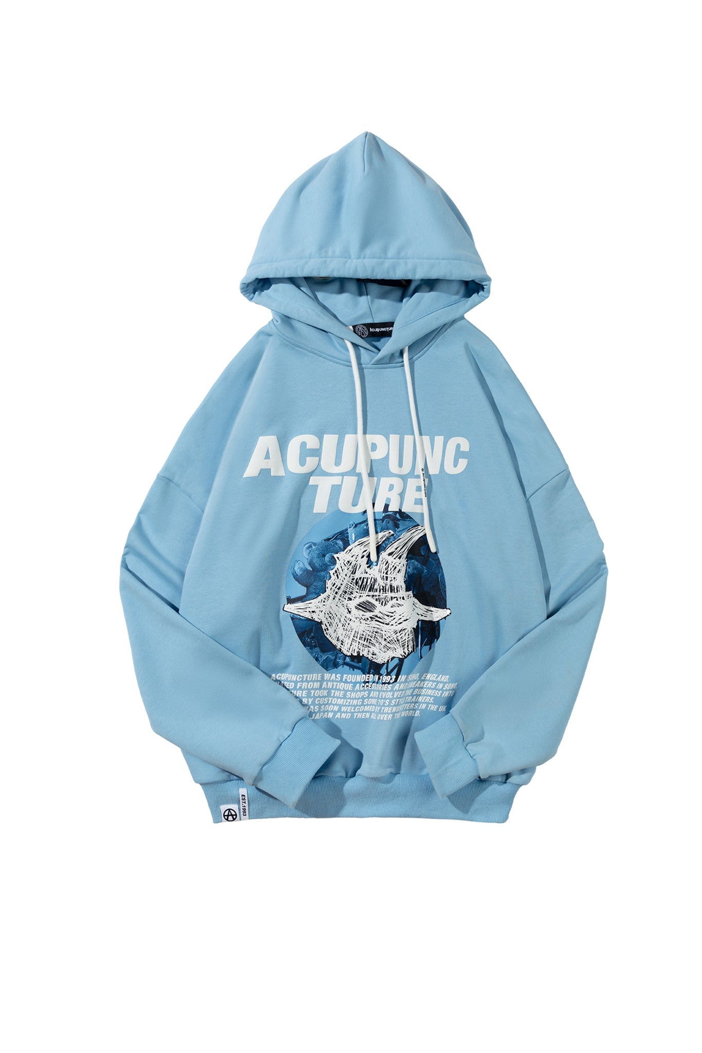 ACU HOODIE BABY BLUE Acupuncture