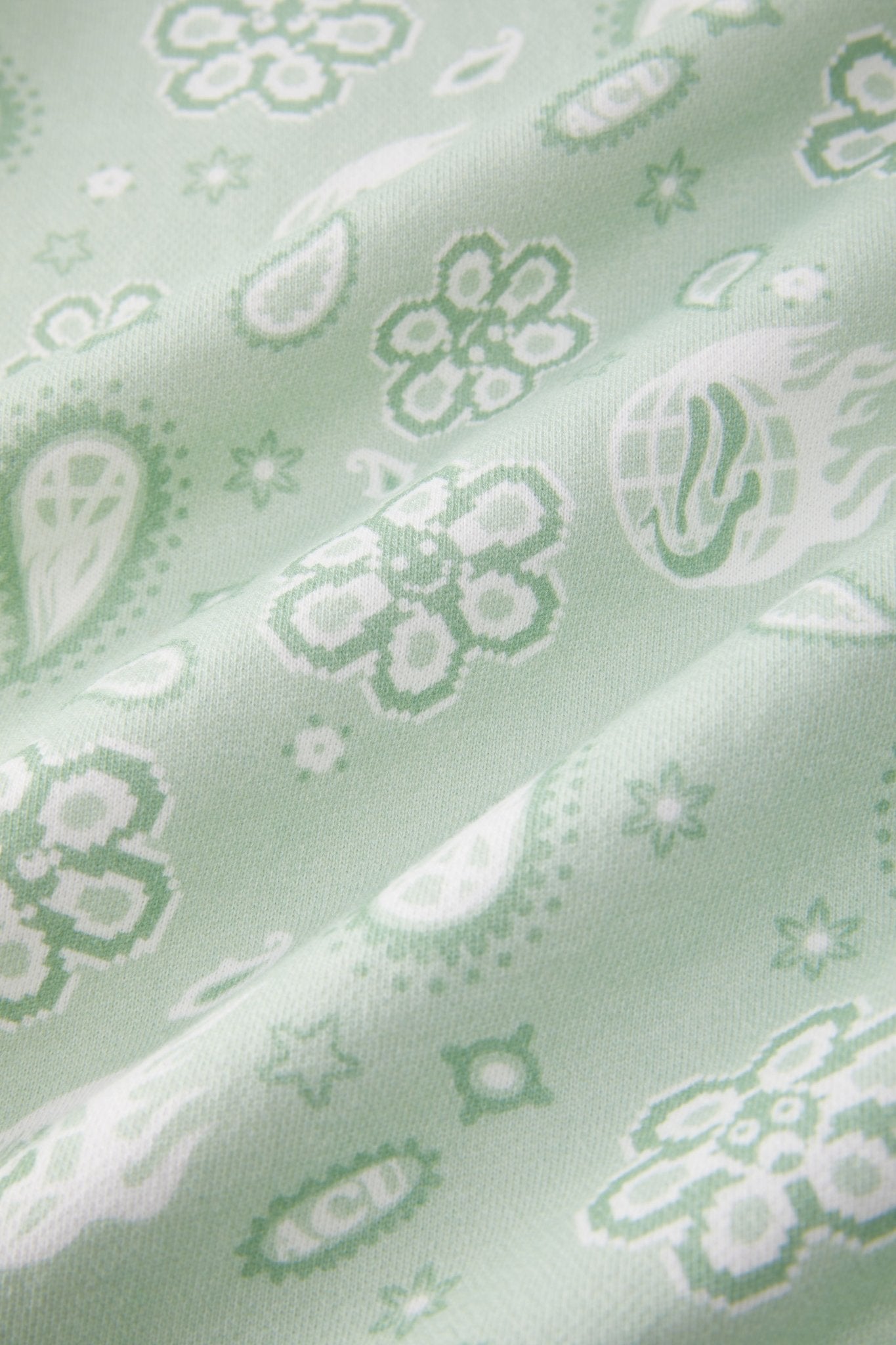 BANDANA HOODIE GREEN Acupuncture