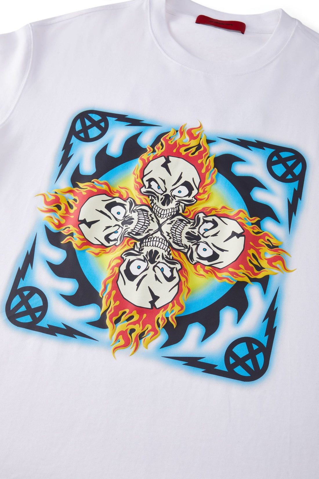 BURNING T-SHIRT WHITE Acupuncture