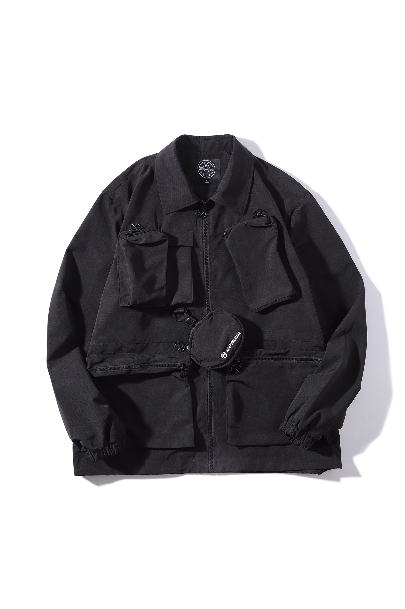 CARGO JACKET BLACK Acupuncture