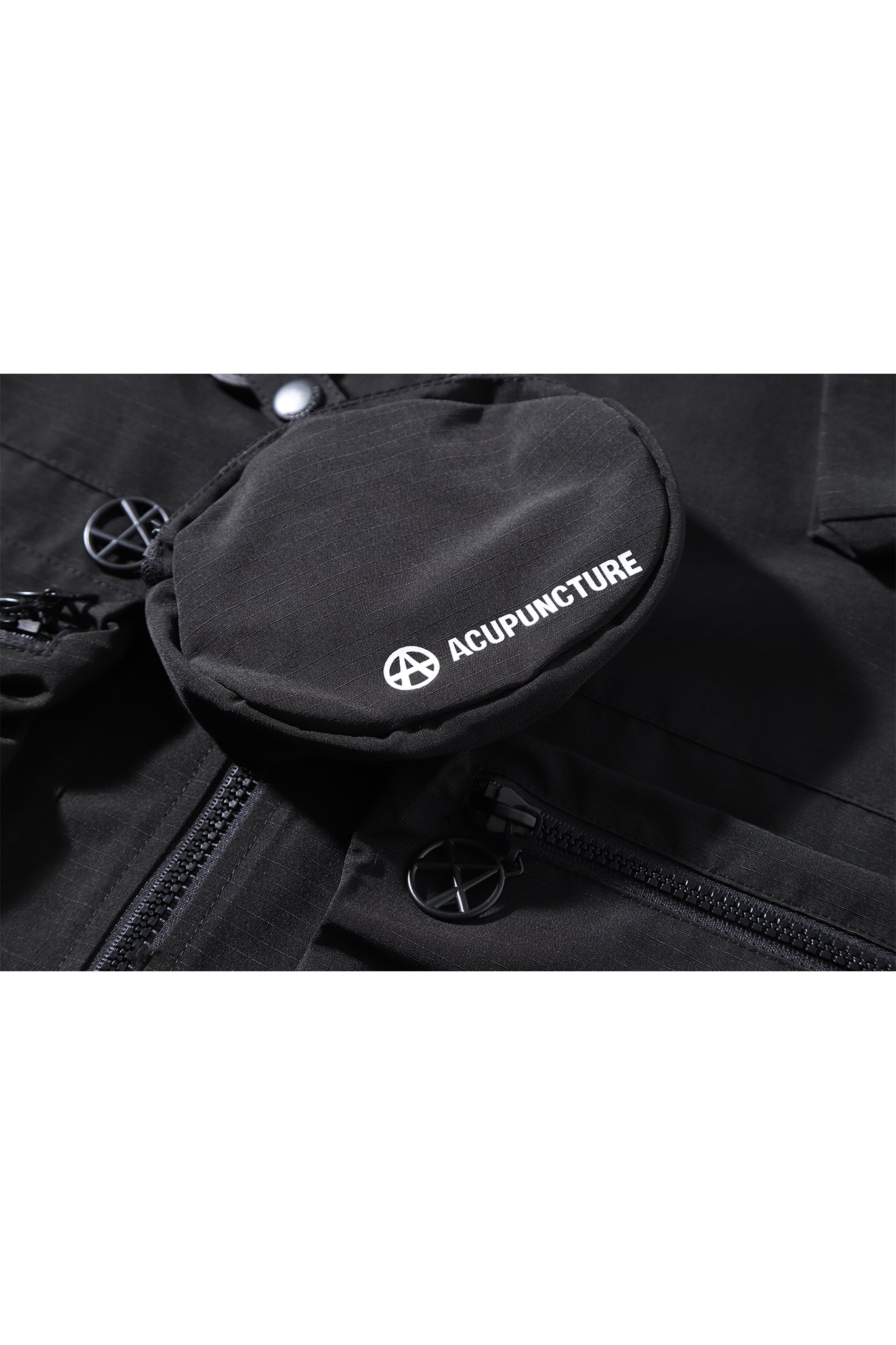 CARGO JACKET BLACK Acupuncture