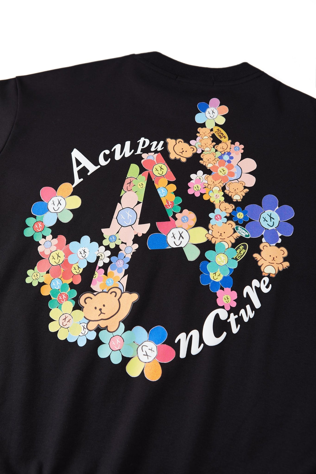 FARLANDED LOGO CREWNECK BLACK Acupuncture