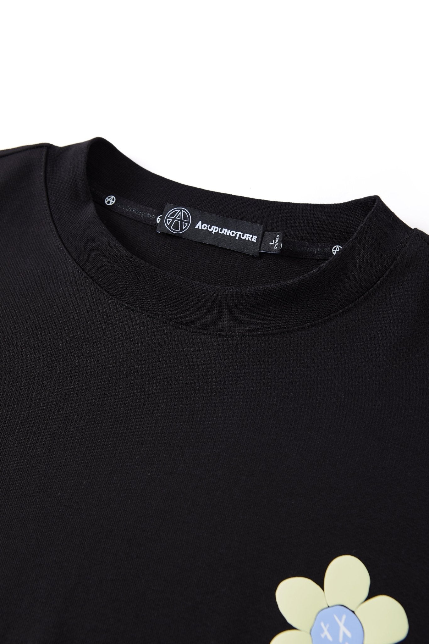 FARLANDED LOGO CREWNECK BLACK Acupuncture