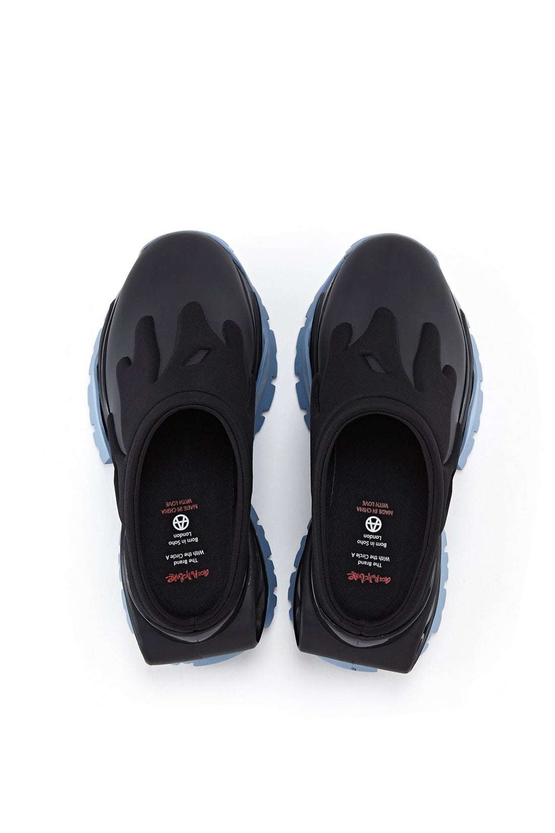 GINGER CLOG ON FIRE BLACK/BLUE Acupuncture