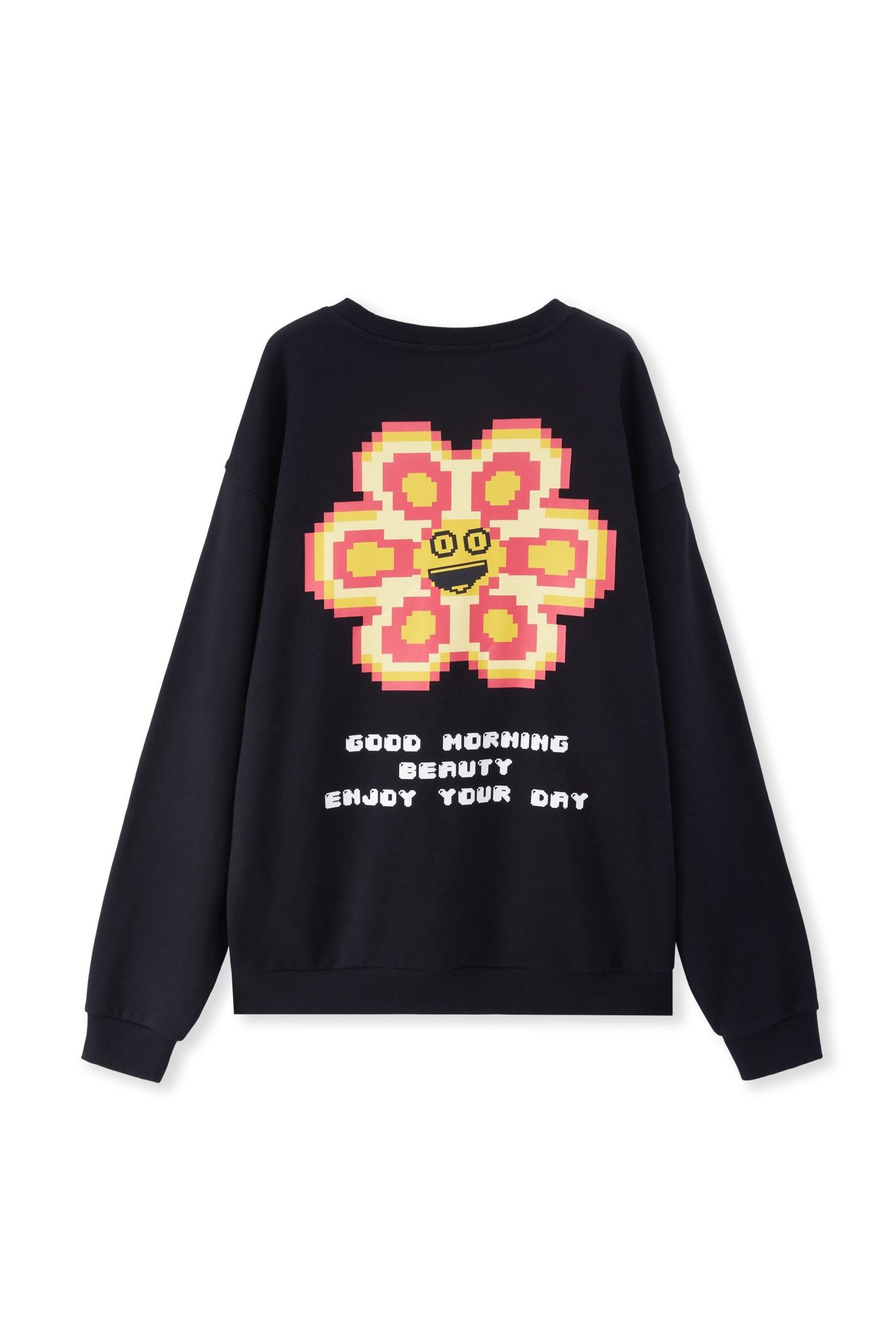 GOOD MORNING BEAUTY CREWNECK BLACK Acupuncture