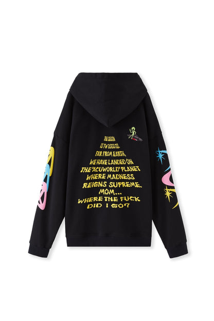 INVADERS HOODIE BLACK Acupuncture