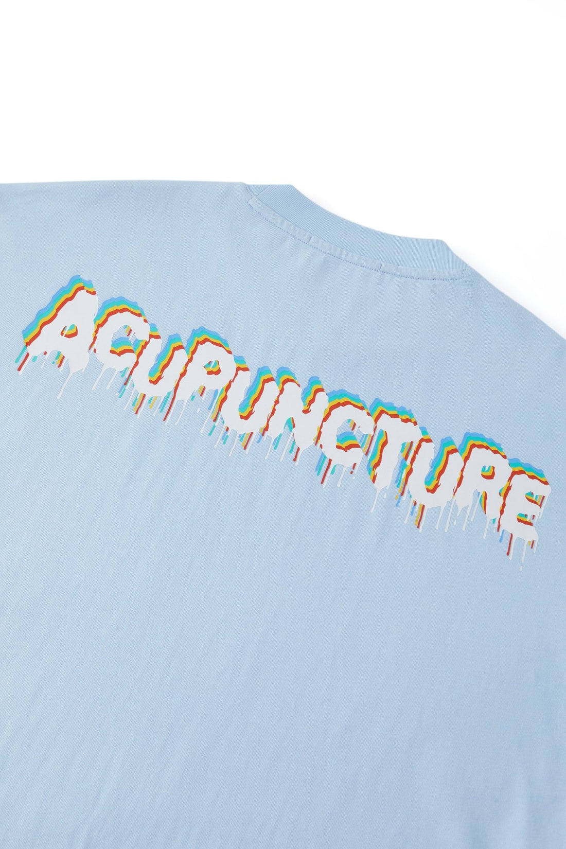 INVERTED EMBLEM TSHIRT BABY BLUE Acupuncture