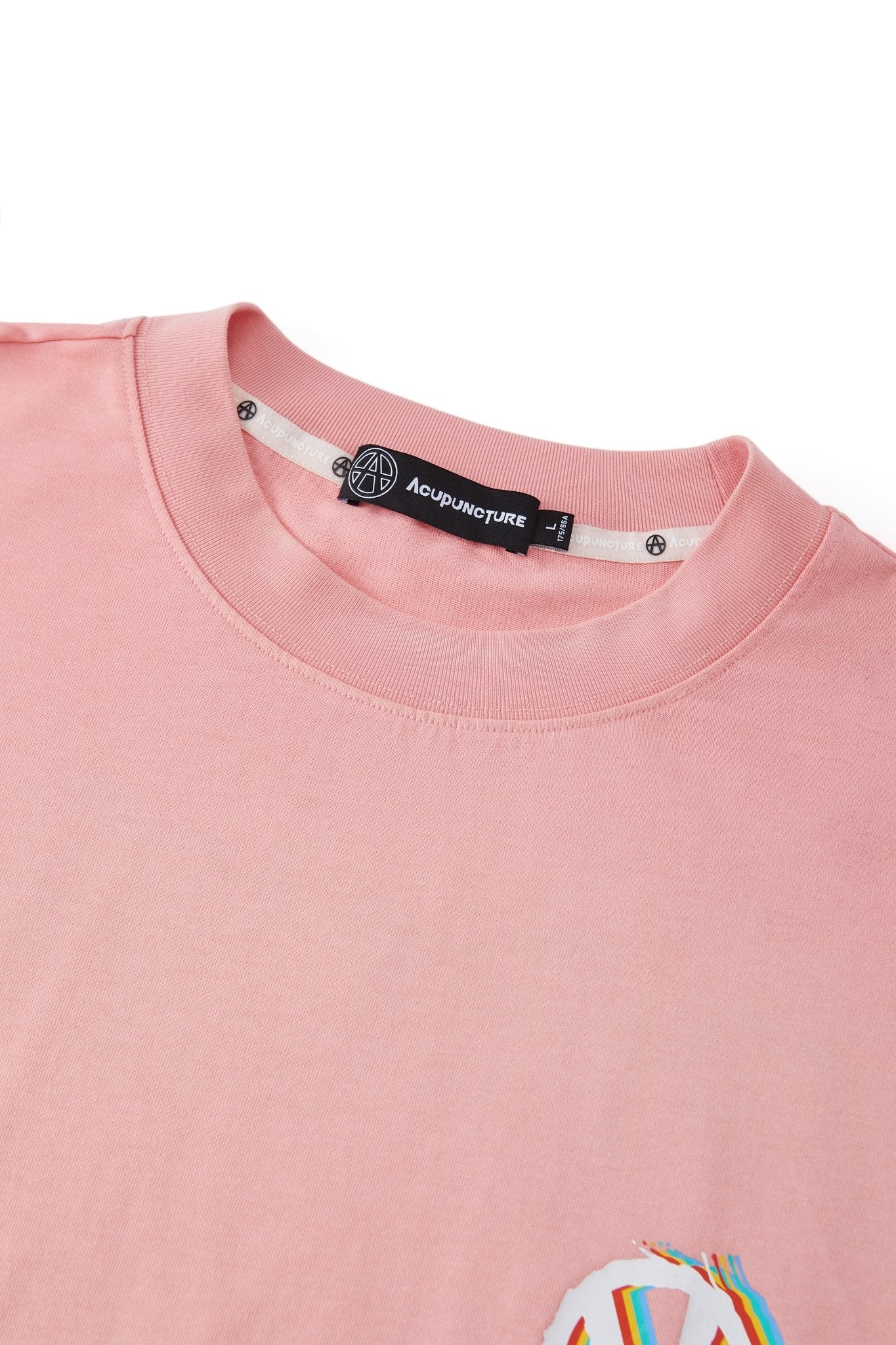 INVERTED EMBLEM TSHIRT BABY PINK Acupuncture