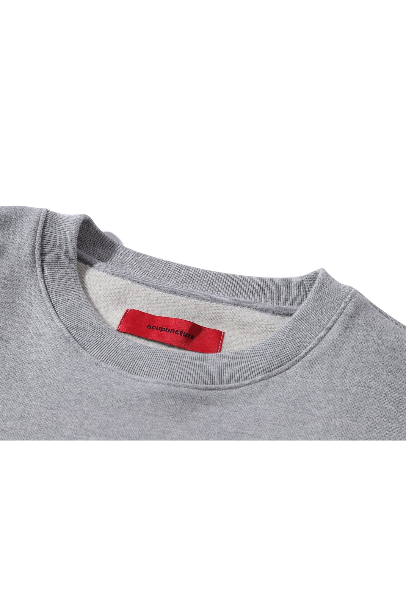 MACRO FLOWER CREWNECK GREY Acupuncture