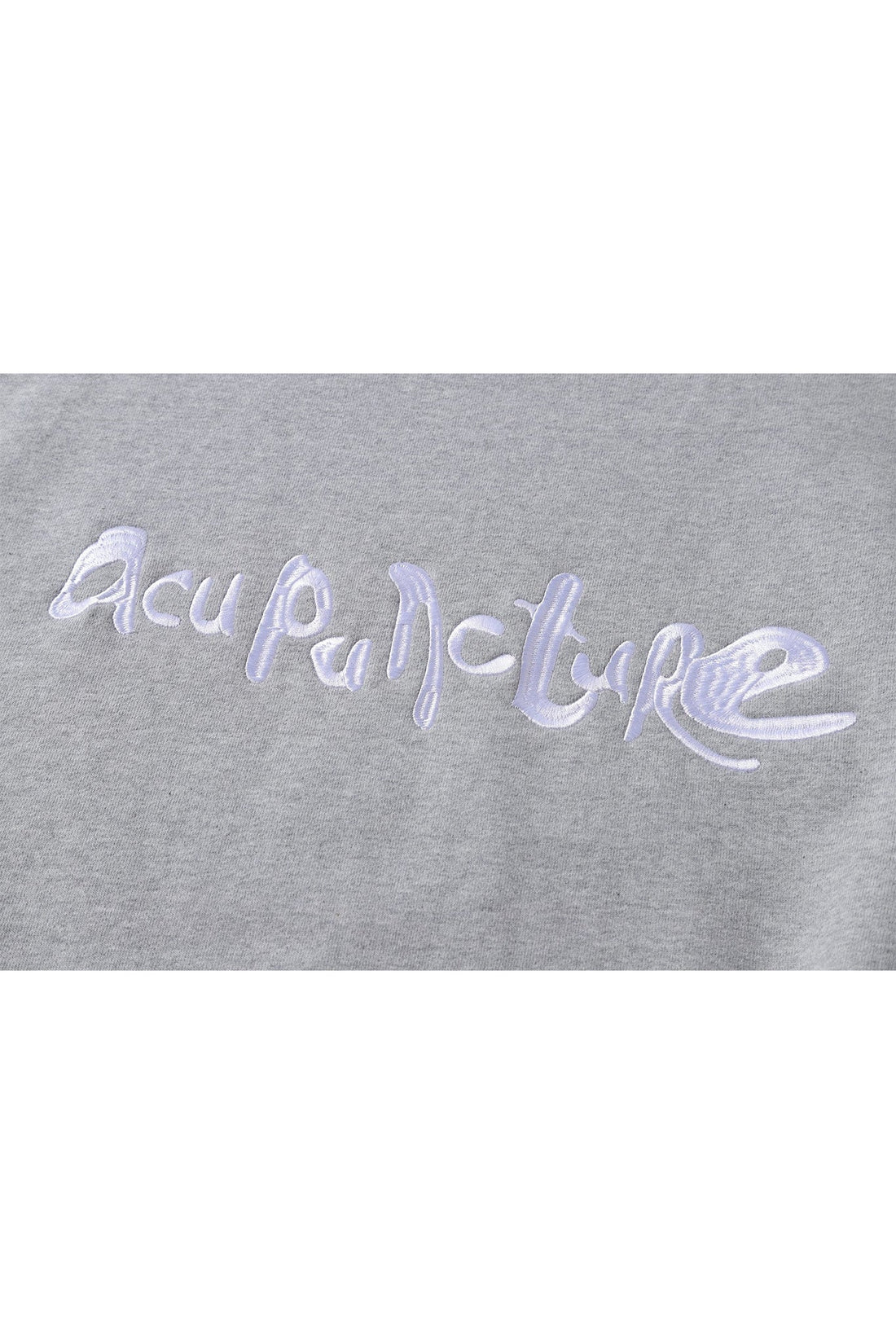 MACRO FLOWER CREWNECK GREY Acupuncture