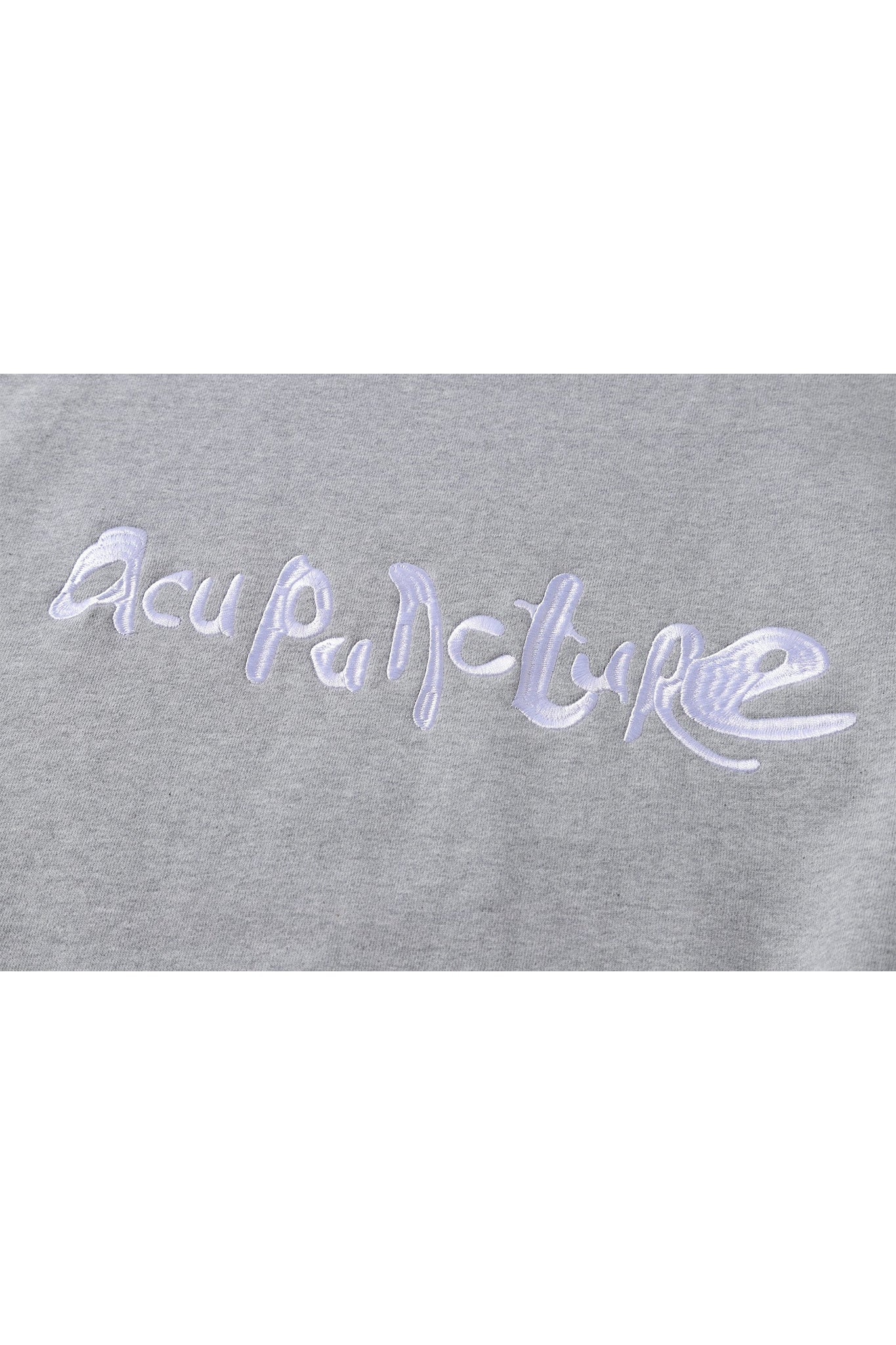 MACRO FLOWER CREWNECK GREY Acupuncture
