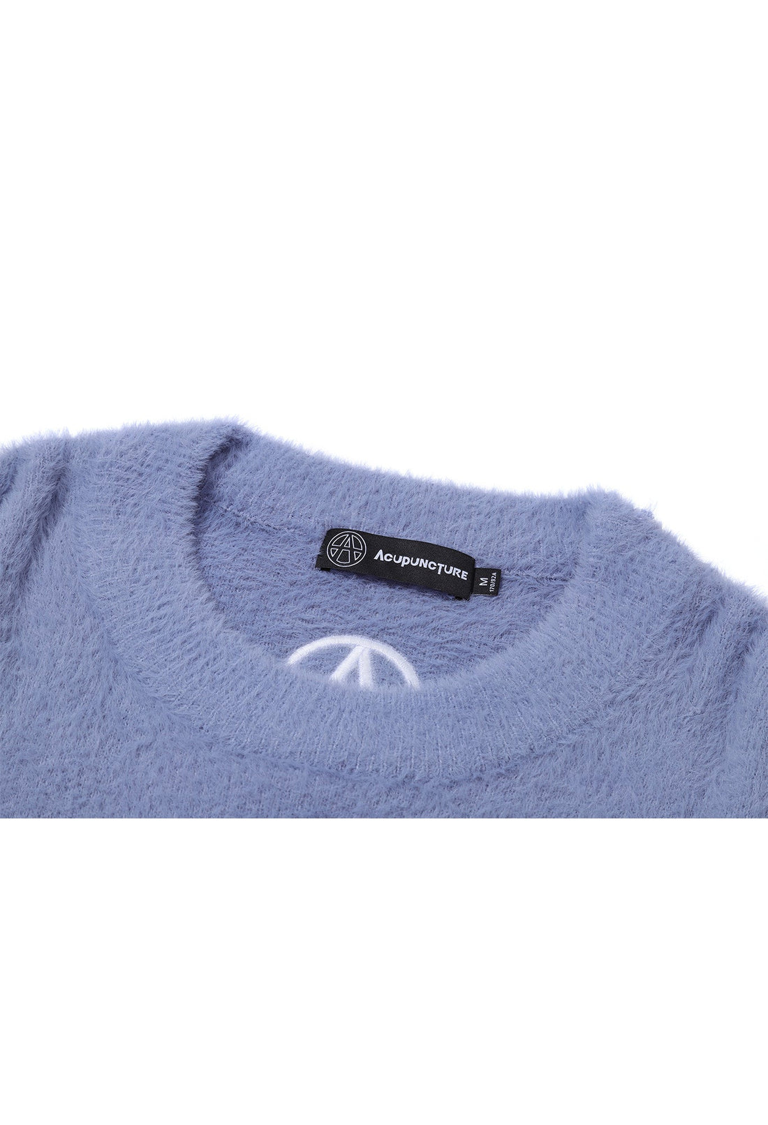 MOTTO SWEATER BLUE/YELLOW Acupuncture