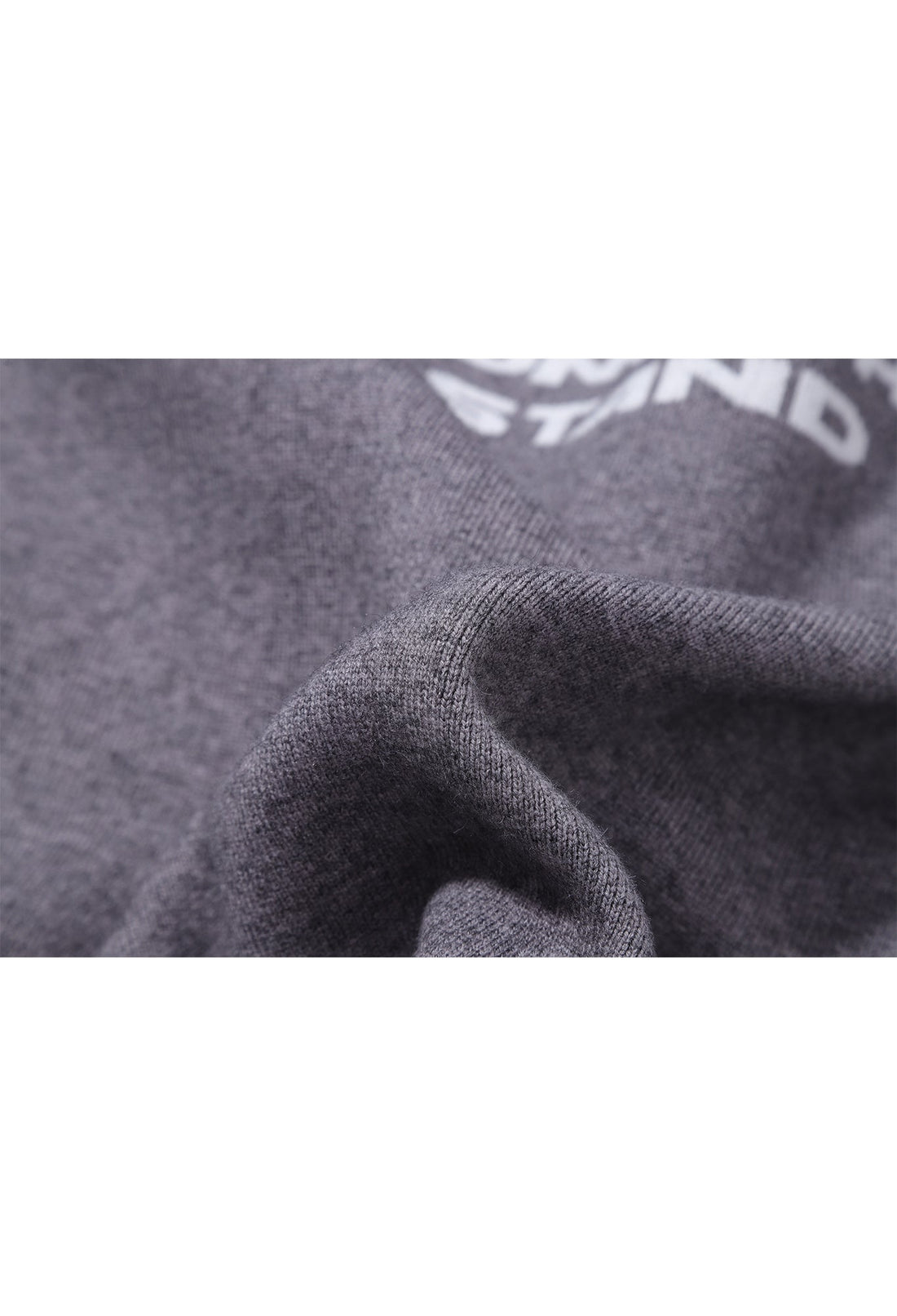 MOTTO SWEATER GREY Acupuncture