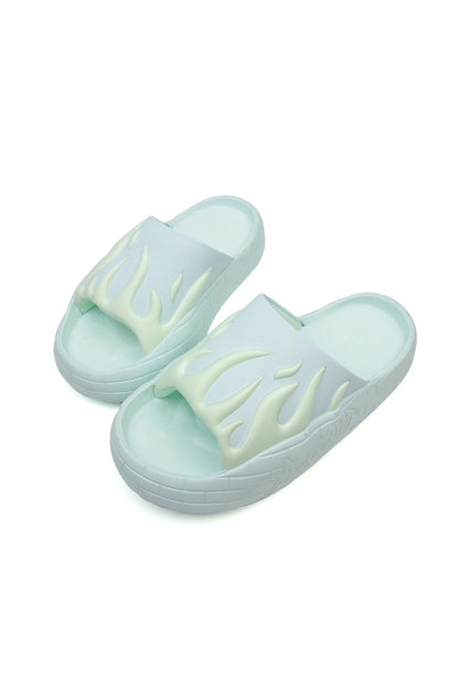 NYU SLIDE CELESTIAL GREEN Acupuncture