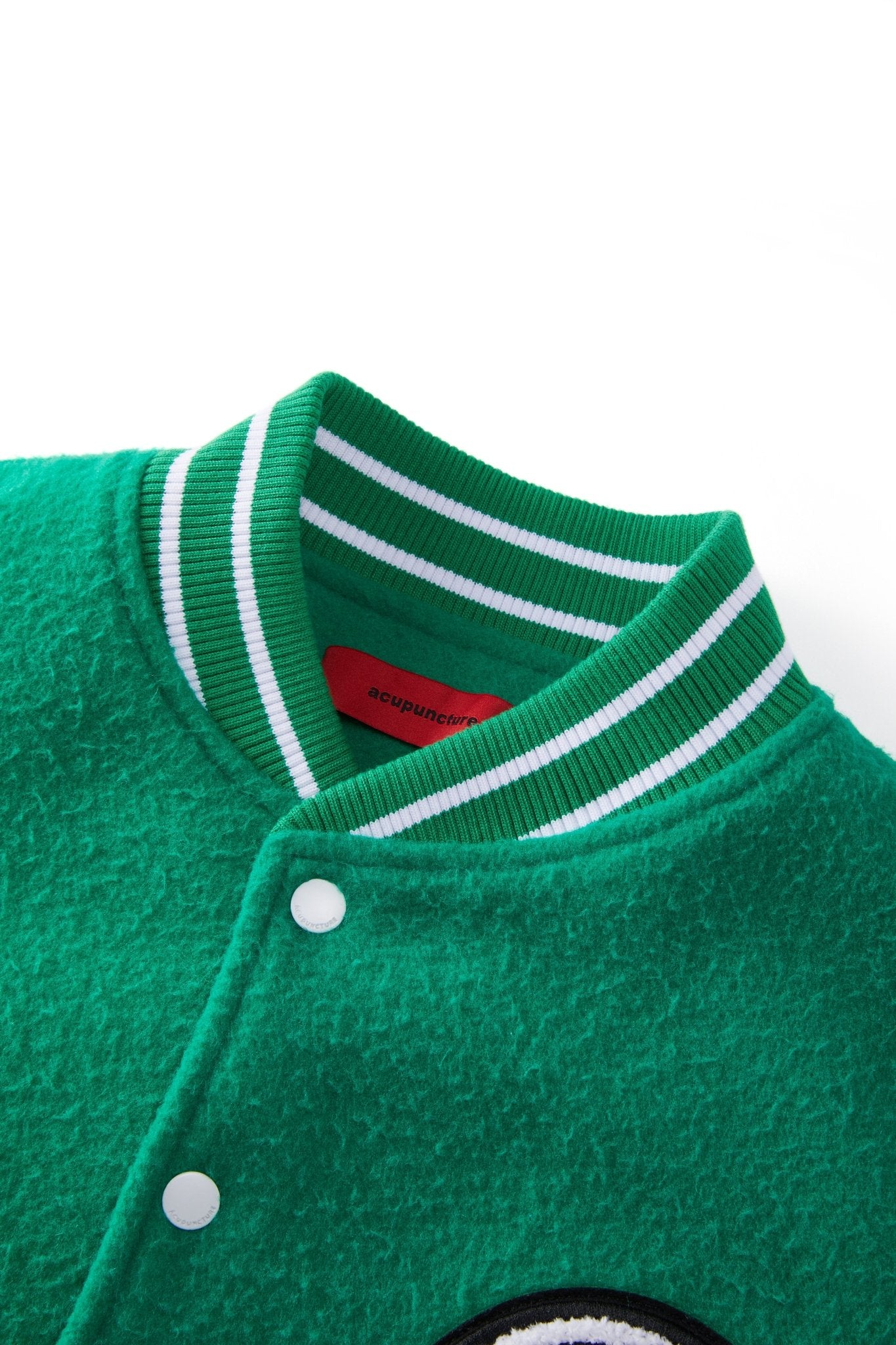 PARADISE VARCITY JACKET GREEN Acupuncture