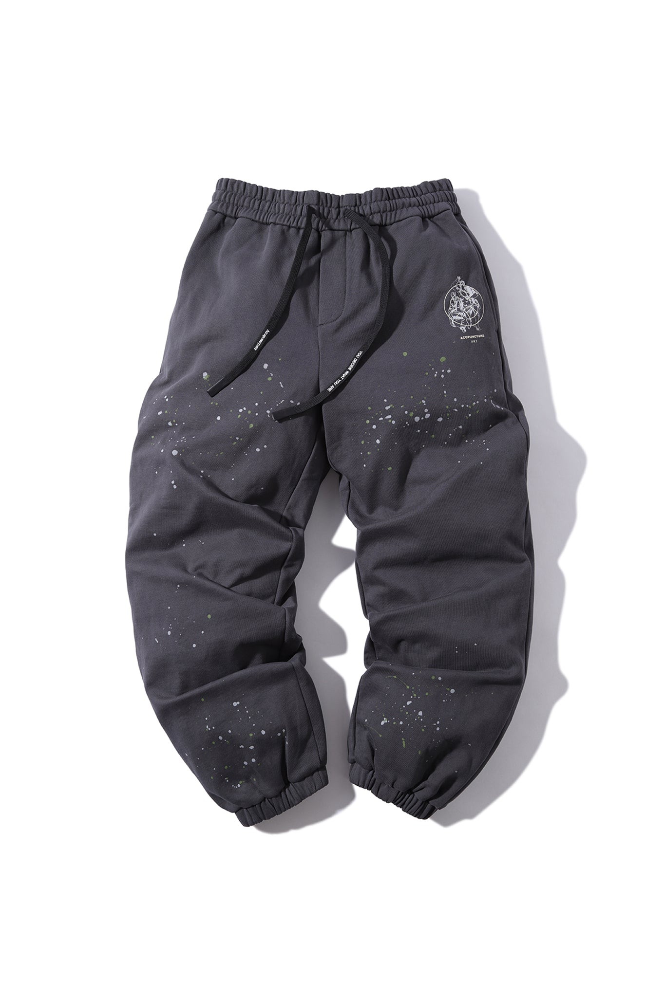 POLKA DOTS PANTS GREY Acupuncture