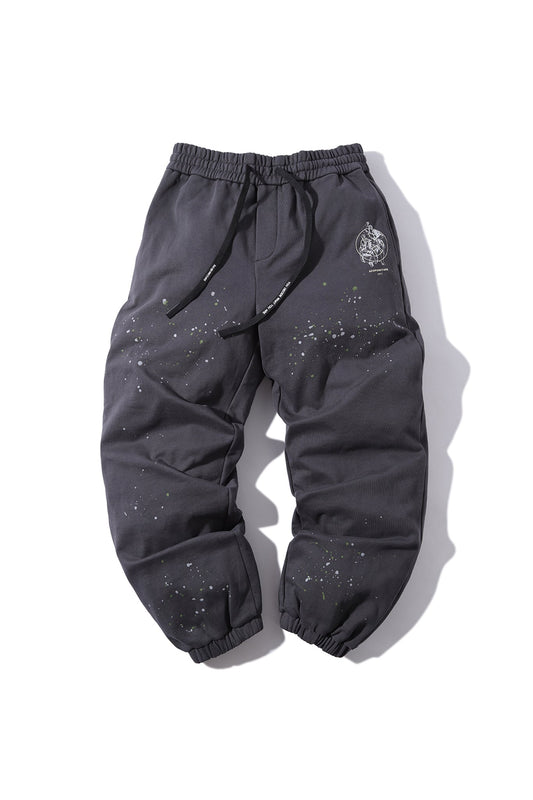 POLKA DOTS PANTS GREY Acupuncture