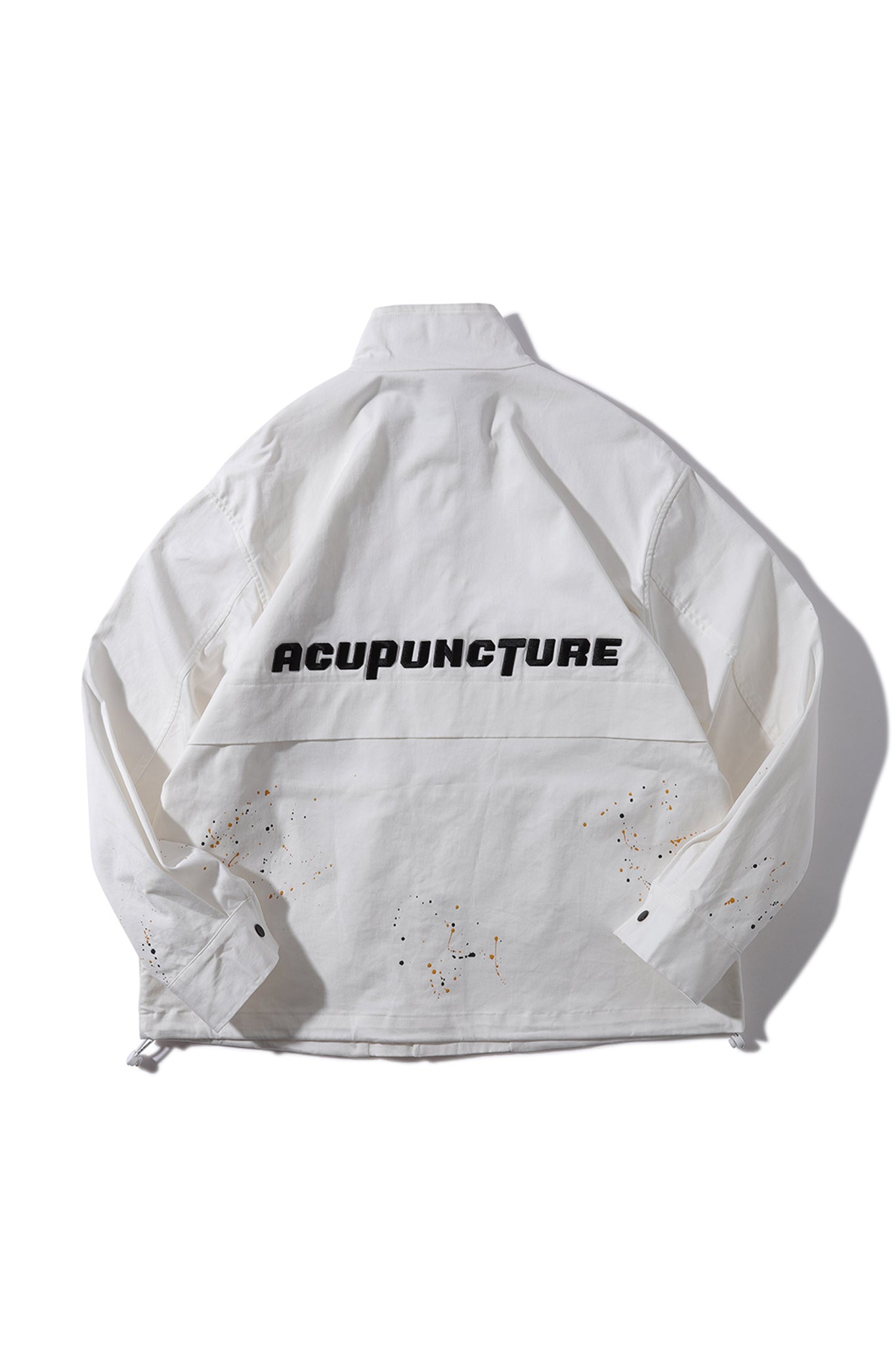 POLKA DOTS SHACKET WHITE Acupuncture
